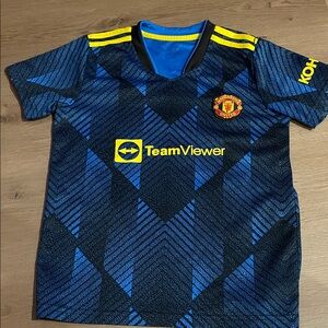 Kids Blue Soccer Jersey